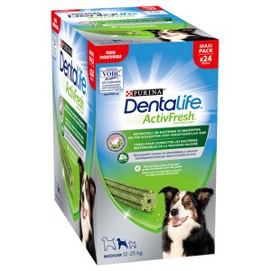 2x24db Purina Dentalife Active Fresh snack közepes termetű kutyáknak napi fogápoláshoz 25% árengedménnyel