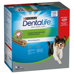 24db Purina Dentalife kutyasnack Közepes testű kutyáknak (12-25 kg) napi fogápoláshoz 25% árengedménnyel