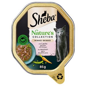 44x85g Sheba Nature´s Collection lazac szószban nedves macskatáp