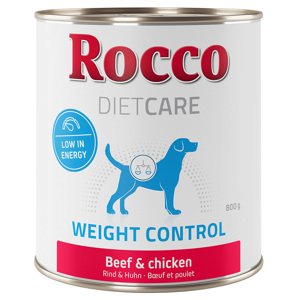 6x800g Rocco Diet Care Weight Control marha & csirke nedves kutyatáp