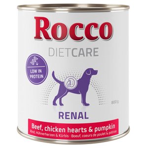 12x800g Rocco Diet Care Renal marha, csirkeszív & tök nedves kutyatáp