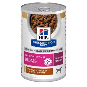 24x354g Hill's Prescription Diet Gastrointestinal Biome Ragu csirke nedves kutyatáp