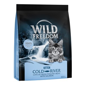 400g Wild Freedom Kitten "Cold River" - lazac gabomanetes száraz kölyökmacskatáp