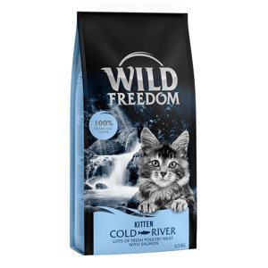 6,5kg Wild Freedom Kitten "Cold River" - lazac gabomanetes száraz kölyökmacskatáp