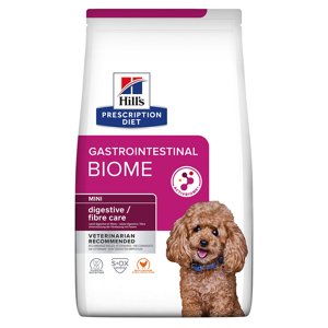 1kg kg Hill's Prescription Diet Gastrointestinal Biome Mini csirke száraztáp kutya