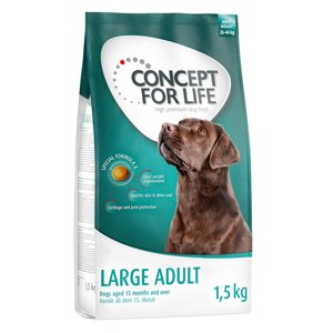 1,5kg Concept for Life Large Adult száraz kutyatáp 15% árengedménnyel