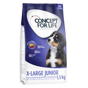 1,5kg Concept for Life X-Large Junior száraz kutyatáp 15% árengedménnyel