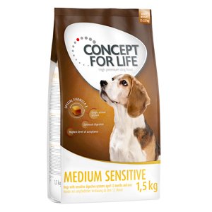 1,5kg Concept for Life Medium Sensitive száraz kutyatáp 15% árengedménnyel