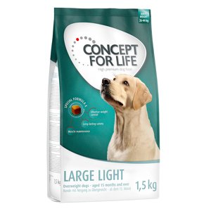 1,5kg Concept for Life Large Light száraz kutyatáp 15% árengedménnyel