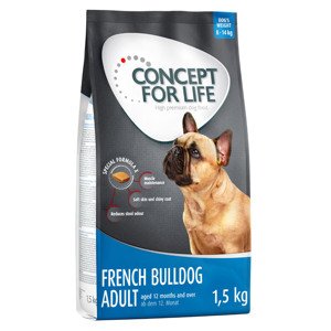 1,5kg Concept for Life Adult Francia bulldog száraz kutyatáp 15% árengedménnyel