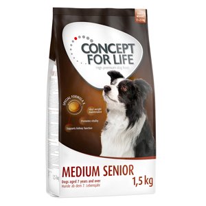 1,5kg Concept for Life Medium Senior száraz kutyatáp 15% árengedménnyel