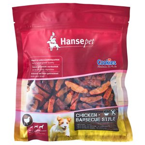 475g Hansepet Cookies grillezett csirke – BBQ Style kutyasnack