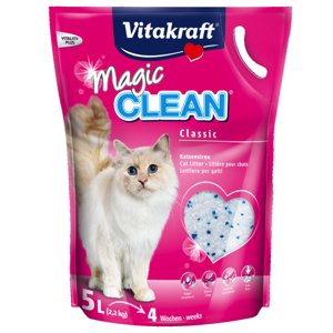 5 l Vitakraft Magic Clean szilikát macskaalom 4 + 1 ingyen akcióban