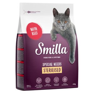 4kg Smilla Adult Sterilised marha száraz macskatáp
