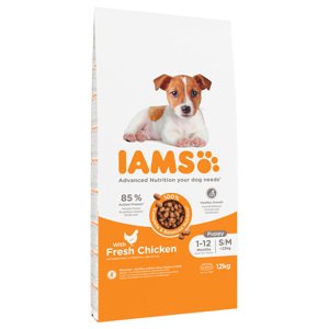 12kg IAMS Advanced Nutrition Puppy Small/Medium Breed száraz kutyatáp