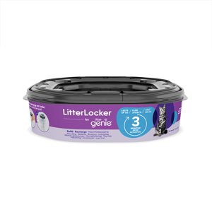 Kiegészítő tartozék:6x utántöltő kazetta (szemetes NÉLKÜL)LitterLocker® by Litter Genie macskaalom-szemeteshez