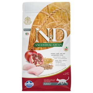 5kg Grain Chicken & Pomegranate Adult N&D Cat Ancestral száraz macskaeledel 5kg Grain Chicken & Pomegranate Adult N&D Cat Ancestral száraz macskatáp