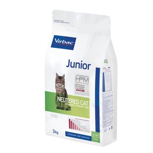 2x3kg HPM Cat Junior ivartalanított Virbac Veterinary - Macskatáp