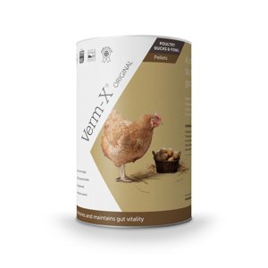 2x750g Verm-X baromfigranulátum étrendkiegészítő csirkének, kacsának