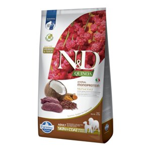 Farmina N&D Adult Skin & Coat szarvas, quinoa, kókusz & kurkuma - 2 x 7 kg