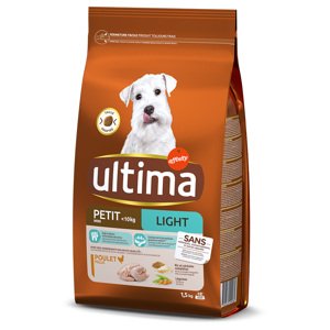 1,5kg Ultima Mini Adult Light csirke száraz kutyatáp