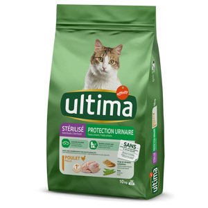 10kg Ultima Cat Sterilized Urinary csirke száraz macskatáp
