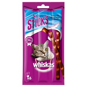 14x 36g Whiskas Sticks - Lazaccal gazdagon macskasnack