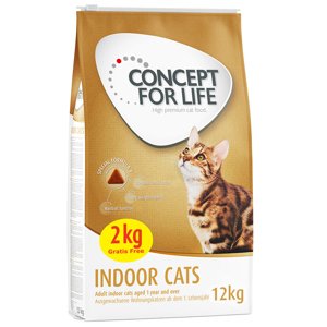 12kg10 + 2 kg ingyen!  Concept for Life macskatáp bónuszcsomagban száraz macskatáp- Indoor Cats