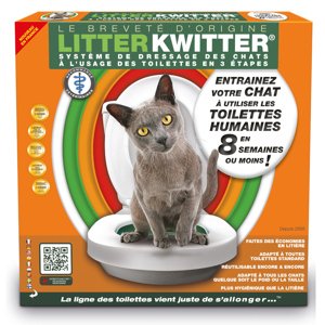 Litter Kwitter készlet a macska WC-képzéshez macska ülőbetétekkel