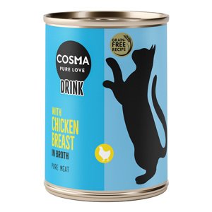 6x100g Cosma Drink csirkemell étrendkiegészítő macskáknak akciósan