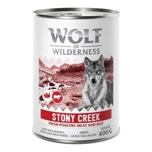 1x400g Wolf of Wilderness "Expedition" nedves kutyatáp - Senior