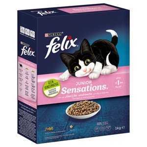 4x1kg Felix Junior Sensations száraz macskatáp