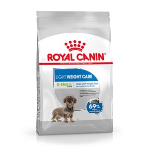 2x1,5kg Royal Canin X-Small Light Weight Care száraz kutyaeledel