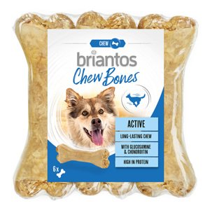 12x12cm (660g) Briantos Chew Bones Active (glükózaminnal & kondroitinnel) kutyasnack