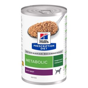 24x370g Hill's Prescription Diet Metabolic nedves kutyaeledel marhahús