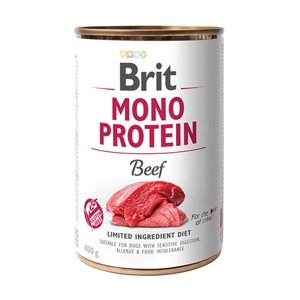 6x400g Brit Mono Protein Marha nedves kutyatáp 5+1 ingyen akcióban