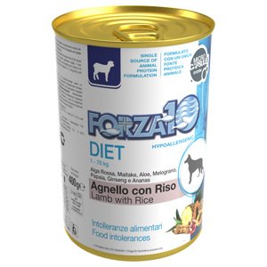 12x400g Forza 10 Diet Low Grain Bárány & rizs nedves kutyatáp
