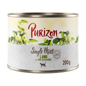 6x200g Purizon Single Meat bárány & komlóvirág nedves macskatáp 12% árengedménnyel