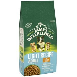 12kg James Wellbeloved Light pulyka & rizs száraz kutyatáp