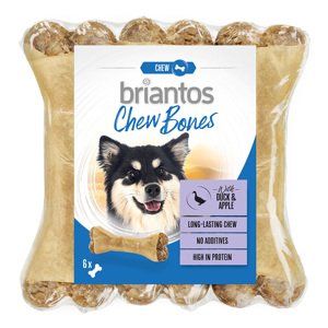 4x Briantos Chew Bones Kacsa & alma kutyasnack 3+1 ingyen akcióban
