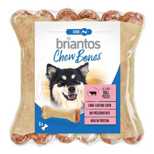 4x Briantos Chew Bones Bikacsökkel kutyasnack 3+1 ingyen akcióban