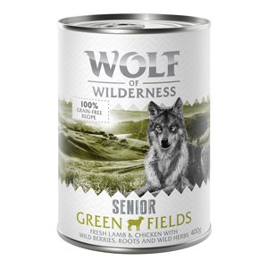 12x400g 10 + 2 ingyen! Wolf of Wilderness nedves kutyatáp- High Valley - szabad tartású marha