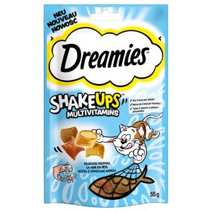 6x55g Dreamies Shake Ups: tenger gyümölcsei fesztivál macskasnack 4+2 ingyern akcióban