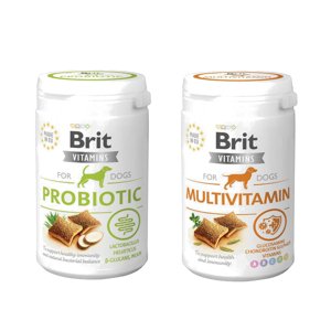 150g Brit Vitamins Multivitamin+150g Brit Vitamins Probiotikum kutya vitamin 10% árengedménnyel