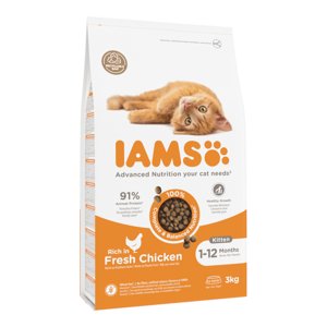 3kg Iams for Vitality Kitten csirke száraz macskatáp