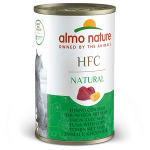 Almo Nature HFC gazdaságos csomag 12 x 140 g - Tonhal & kukorica