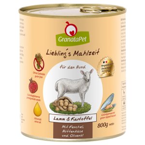12x800g Liebling´s Mahlzeit nedves kutyatáp-Bárány & burgonya, édeskömény, túró & olívaolaj