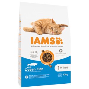 2x10kg Iams for Vitality száraz macskatáp- Adult tengeri hal