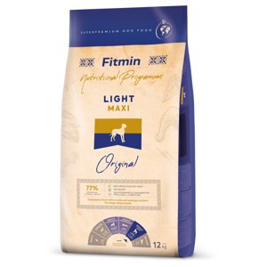 12kg Fitmin Program Maxi Light száraz kutyatáp