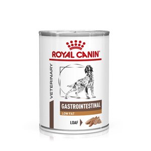 24x420 g Royal Canin Veterinary Gastro Intestinal Low Fat Loaf nedves kutyatáp